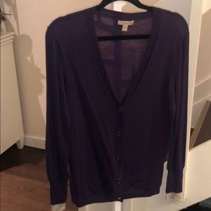 Burberry Brit purple cardigan